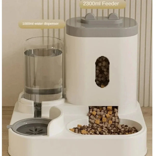 Smart Pet Feeder with Water Fountain