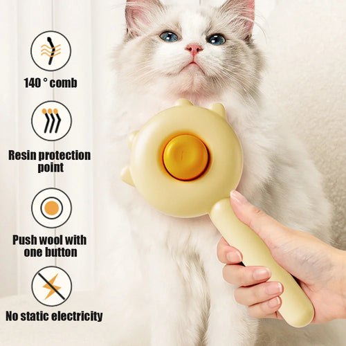Effortless Pet Grooming Brush