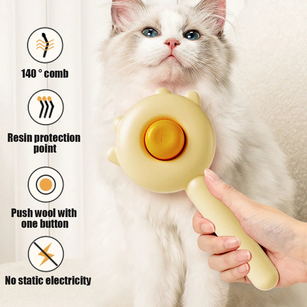 Effortless Pet Grooming Brush